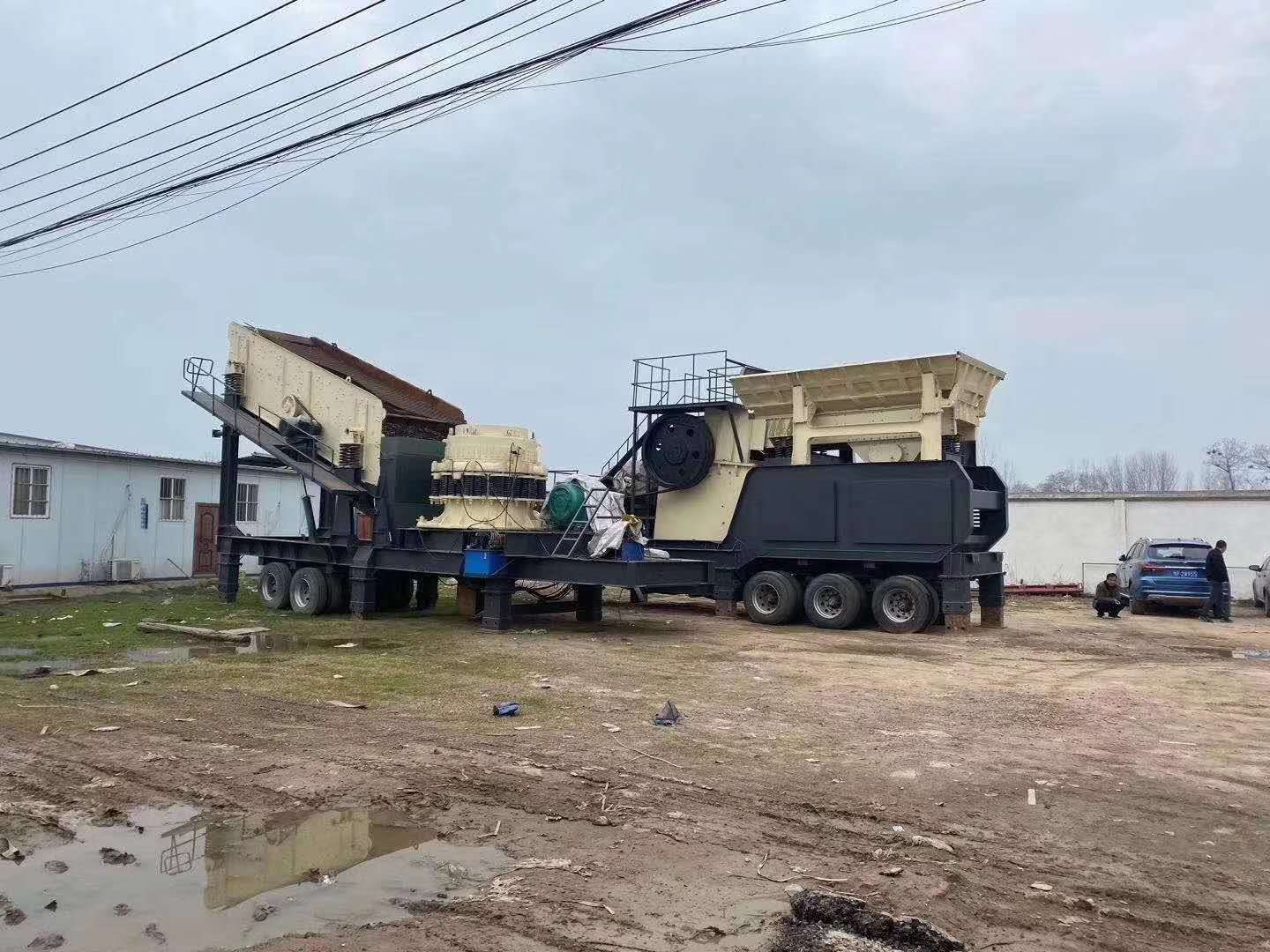 圓錐式移動破碎站